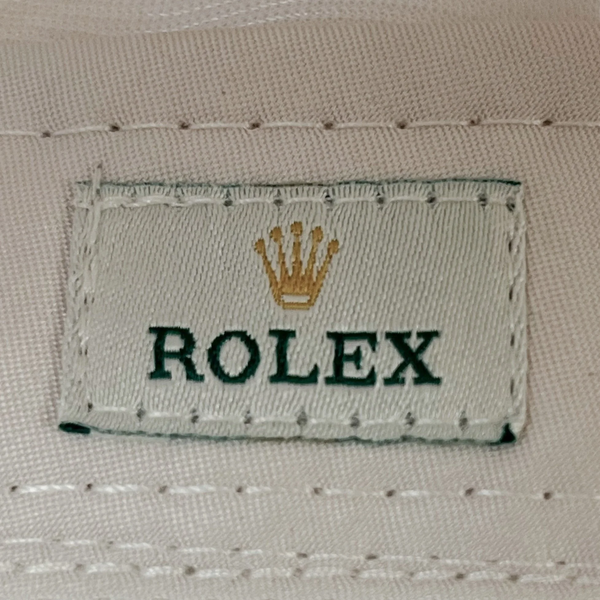 Rolex White Embroidered Luxury Baseball Cap